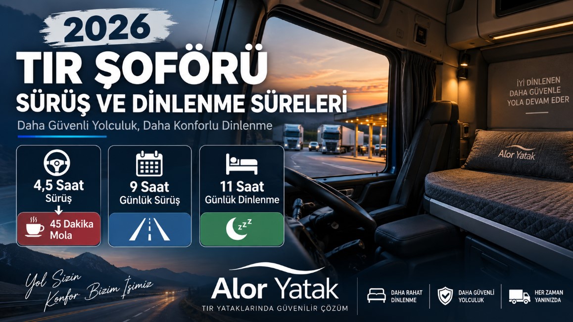 Tır Şoförü Kaç Saat Araç Kullanabilir? 2026 Sürüş ve Dinlenme Süreleri